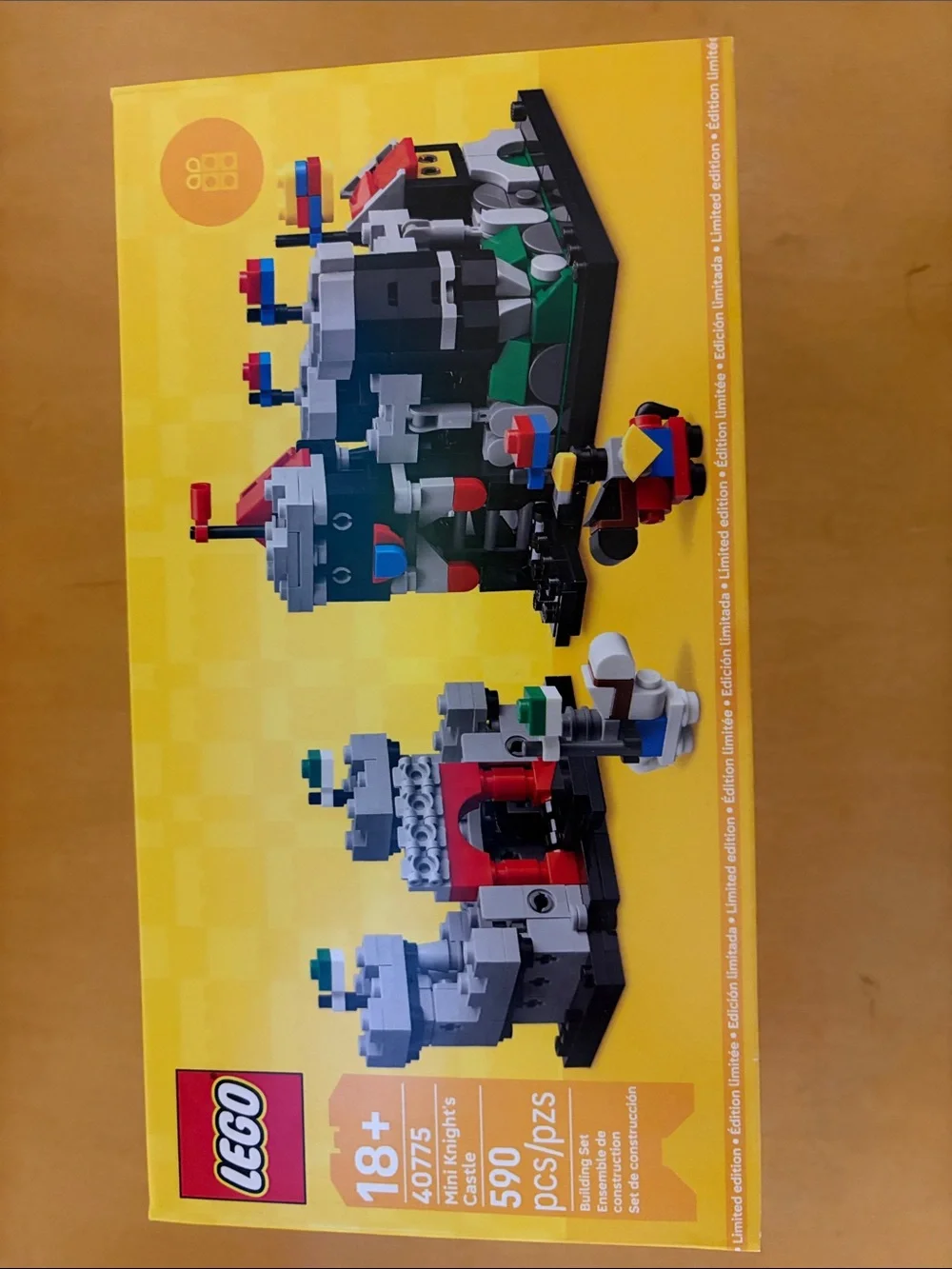 LEGO Small Castle Playset - Gray, Black, Red, Blue, Yellow Pieces